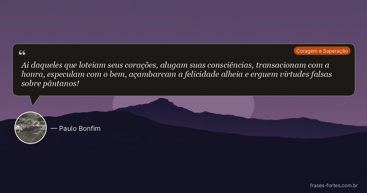 Frase de Paulo Bonfim