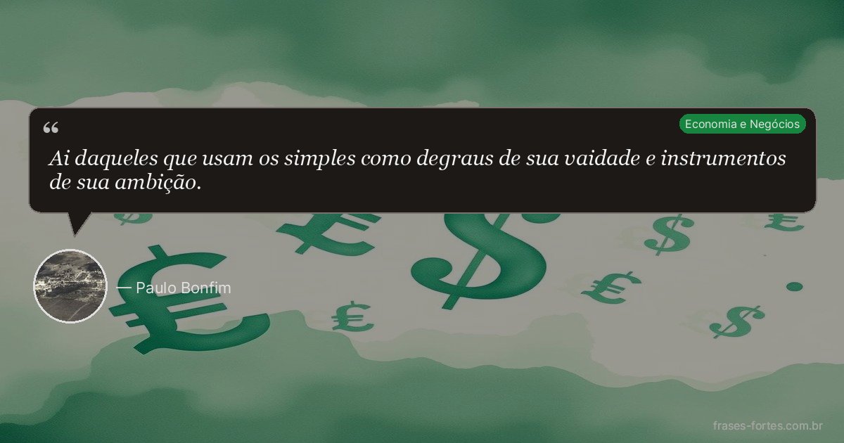 Frase de Paulo Bonfim