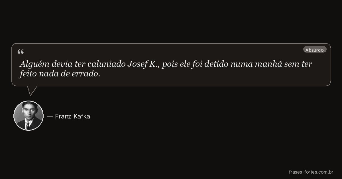 Frase de Franz Kafka
