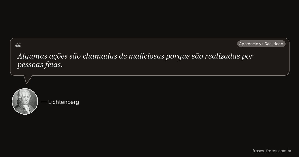 Frase de Lichtenberg