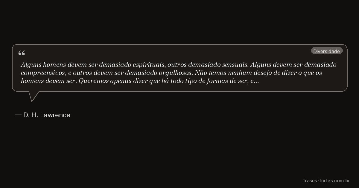 Frase de D. H. Lawrence