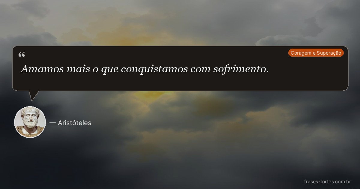 Frase de Aristóteles
