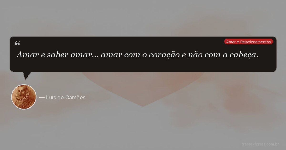 Frase de Luís de Camões