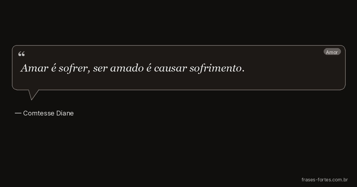 Frase de Comtesse Diane