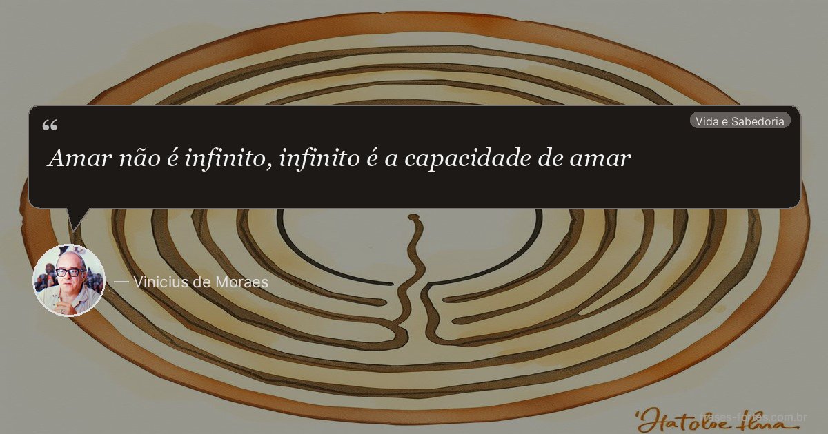 Frase de Vinicius de Moraes