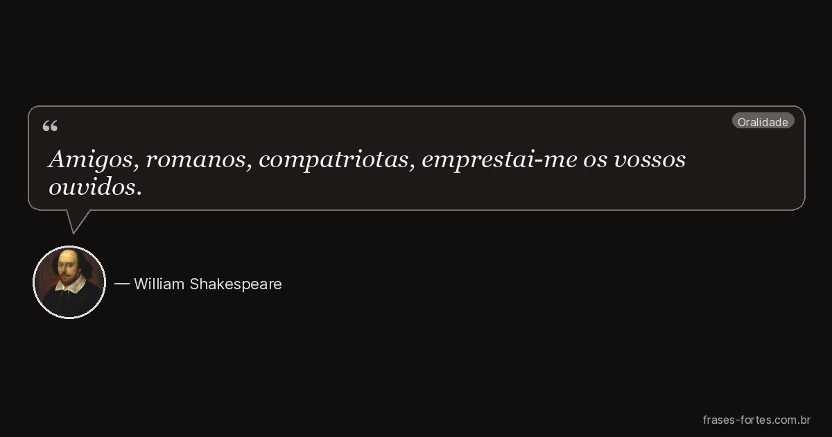 Frase de William Shakespeare