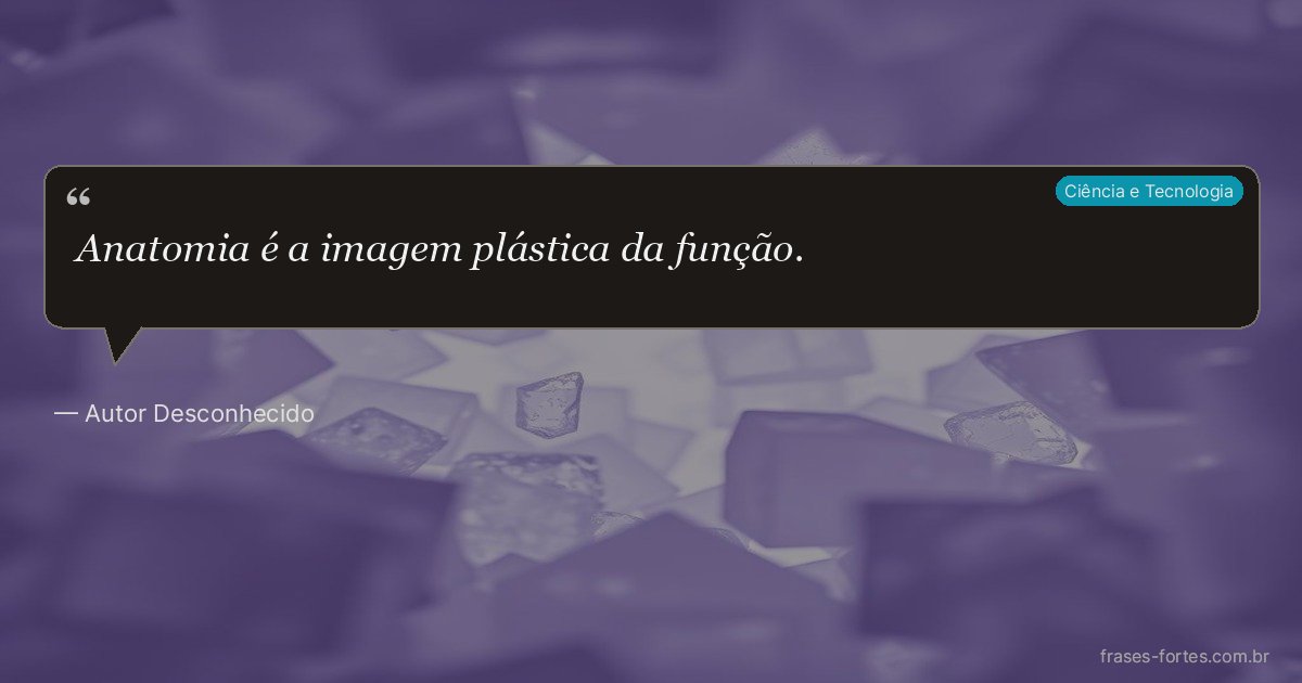 Frase de Autor Desconhecido