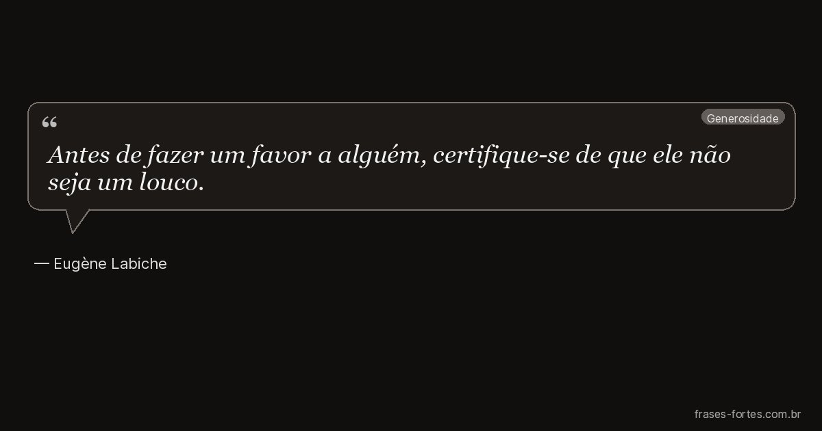 Frase de Eugène Labiche