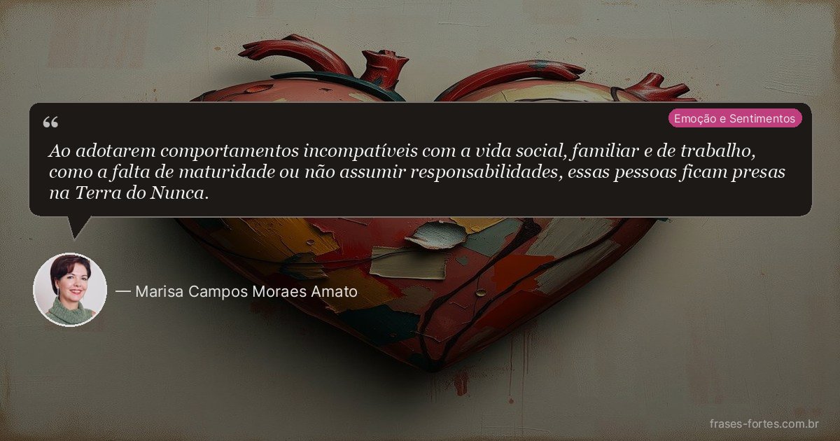 Frase de Marisa Campos Moraes Amato