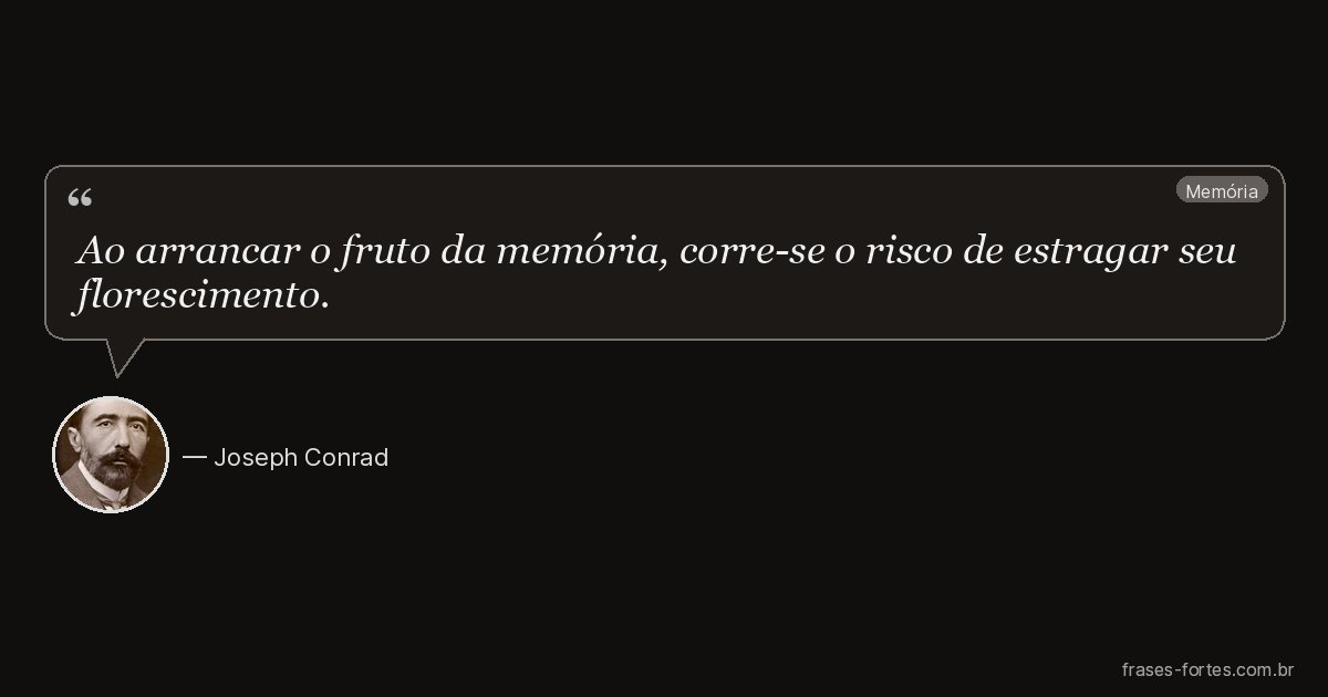 Frase de Joseph Conrad