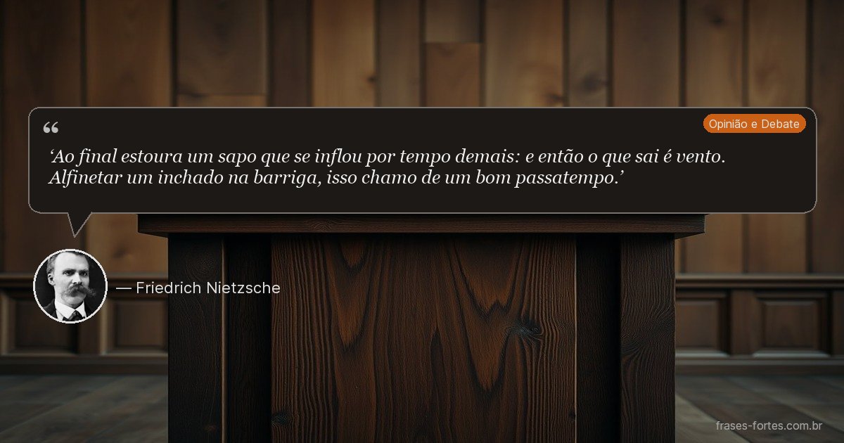 Frase de Friedrich Nietzsche