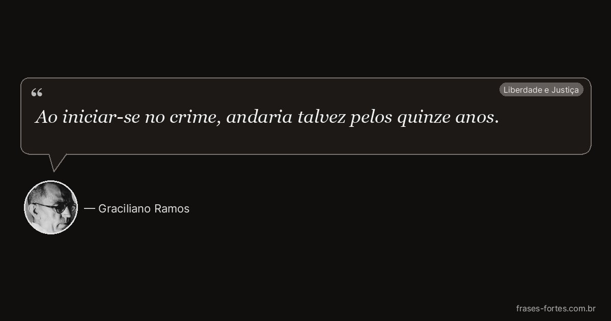 Frase de Graciliano Ramos