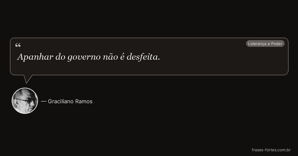 Frase de Graciliano Ramos