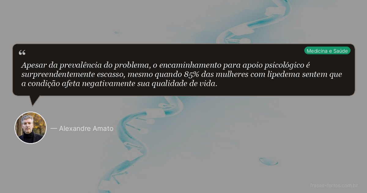 Frase de Alexandre Amato