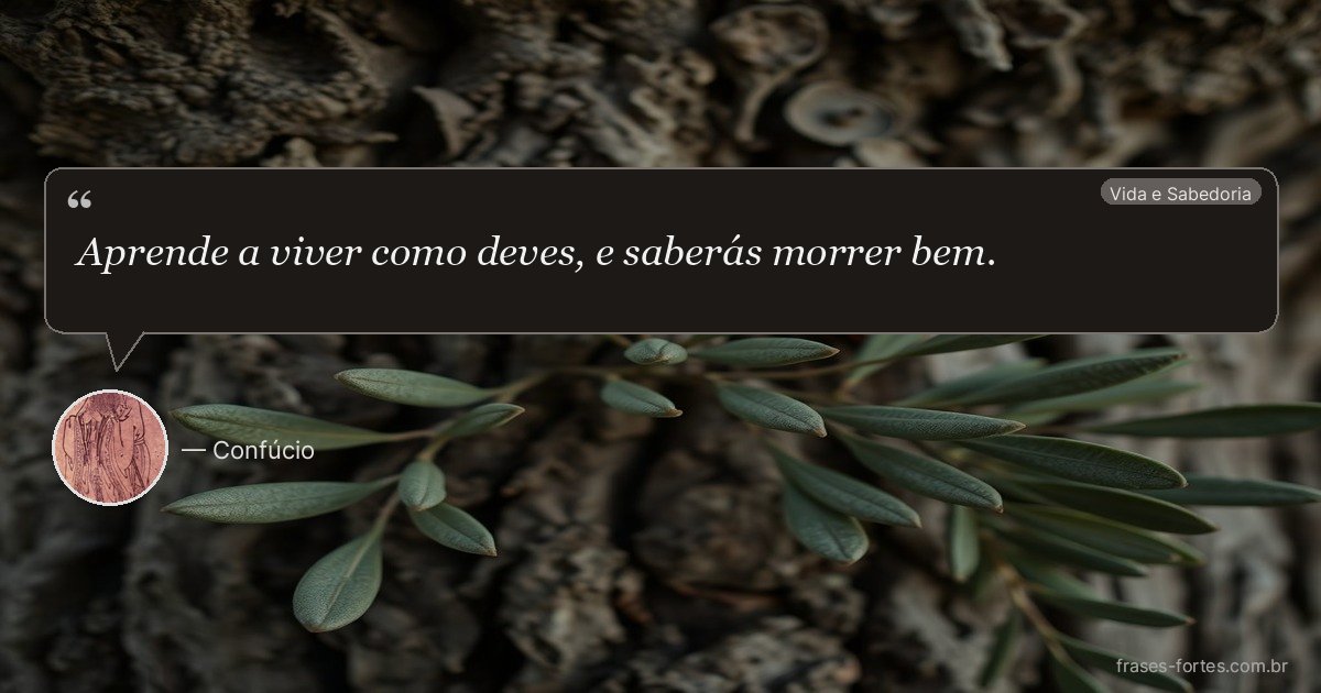Frase de Confúcio
