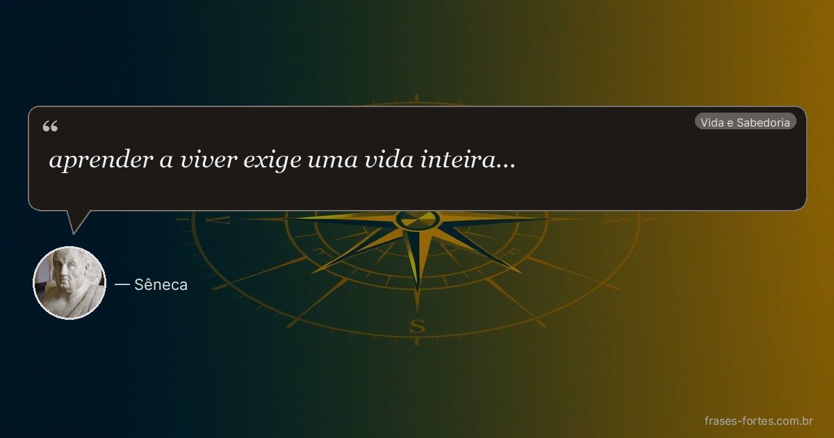Frase de Sêneca