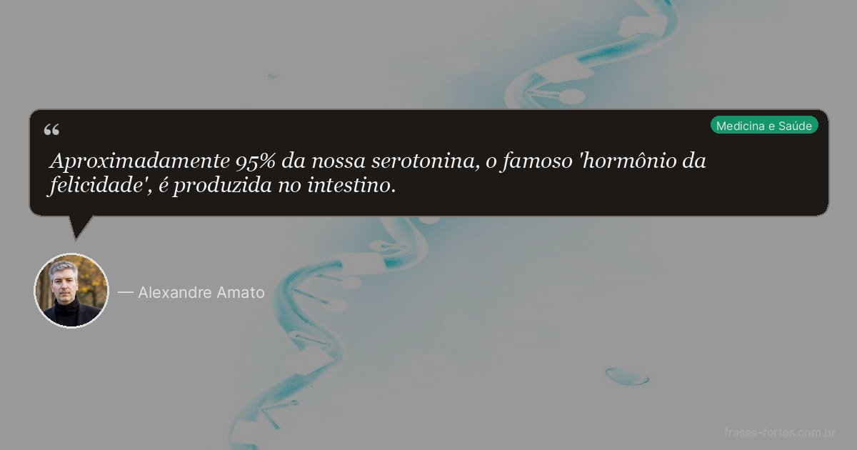 Frase de Alexandre Amato