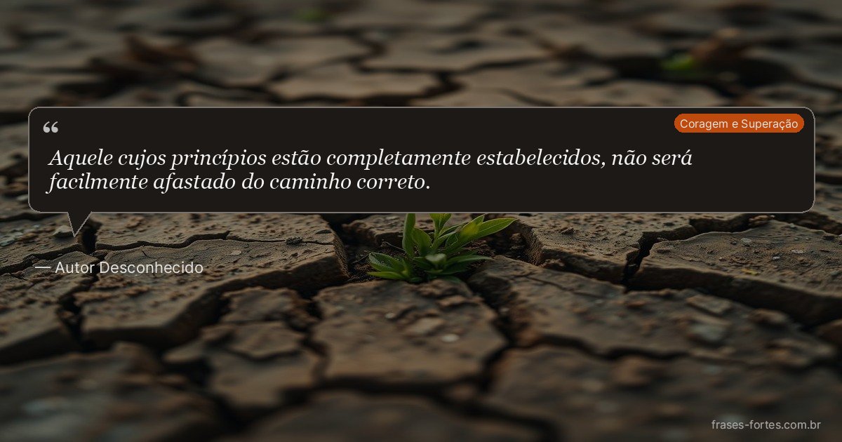 Frase de Autor Desconhecido