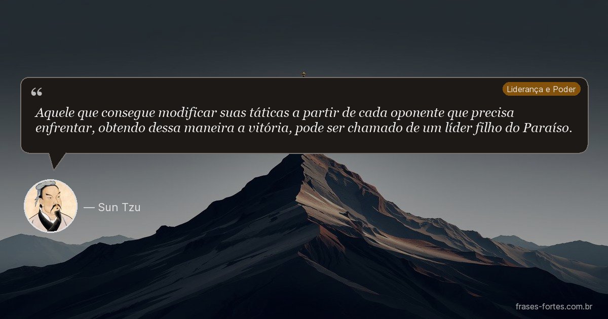 Frase de Sun Tzu