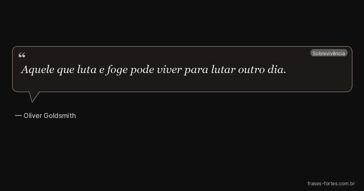 Frase de Oliver Goldsmith