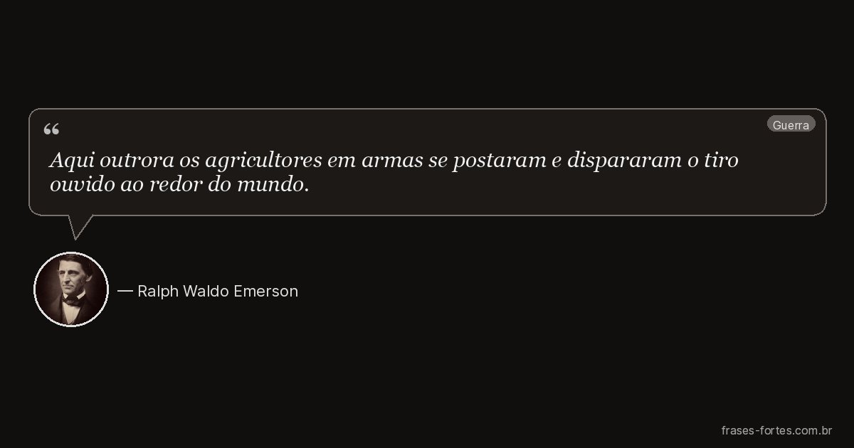 Frase de Ralph Waldo Emerson