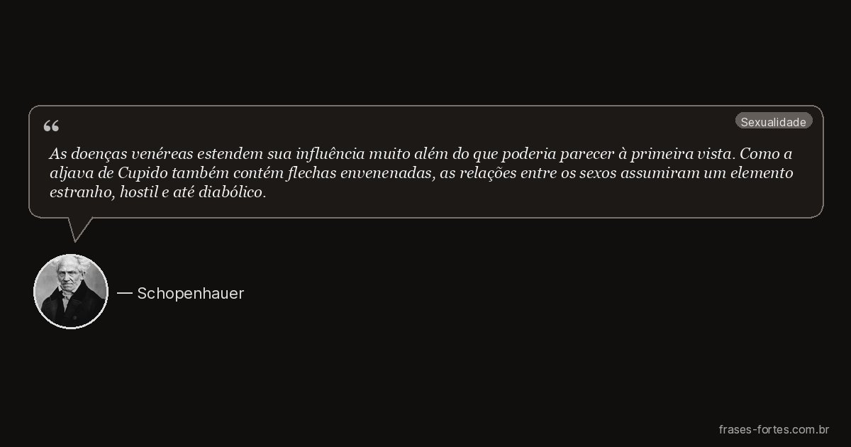 Frase de Schopenhauer