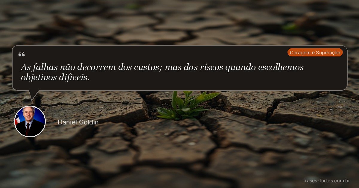 Frase de Daniel Goldin