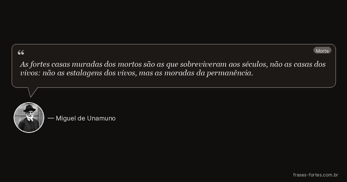 Frase de Miguel de Unamuno
