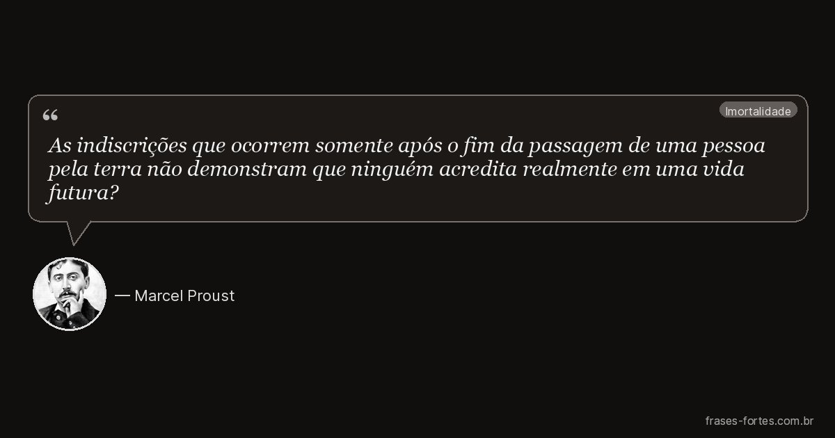 Frase de Marcel Proust