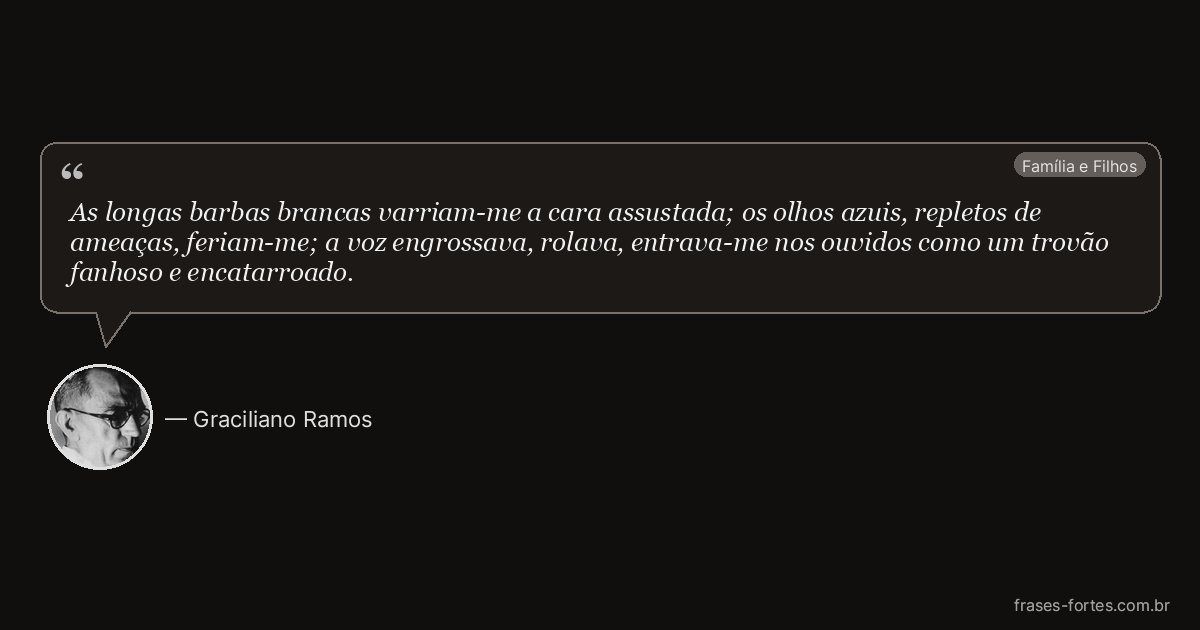 Frase de Graciliano Ramos