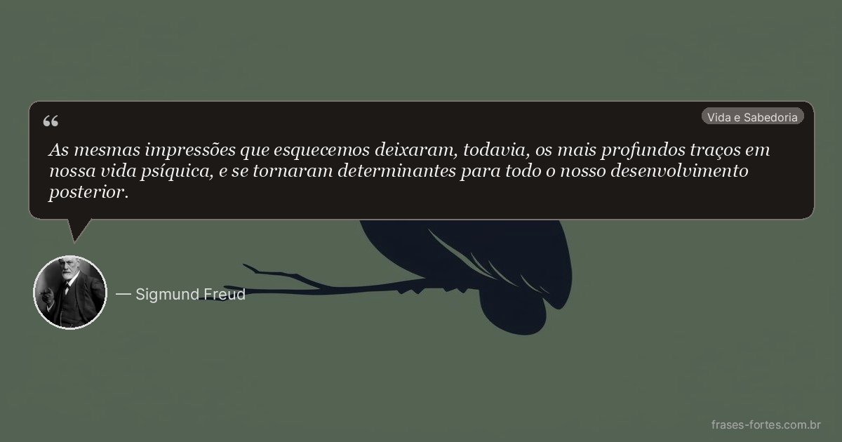 Frase de Sigmund Freud