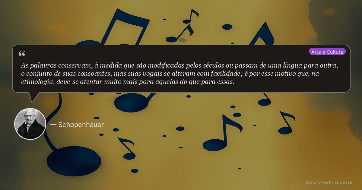 Frase de Schopenhauer