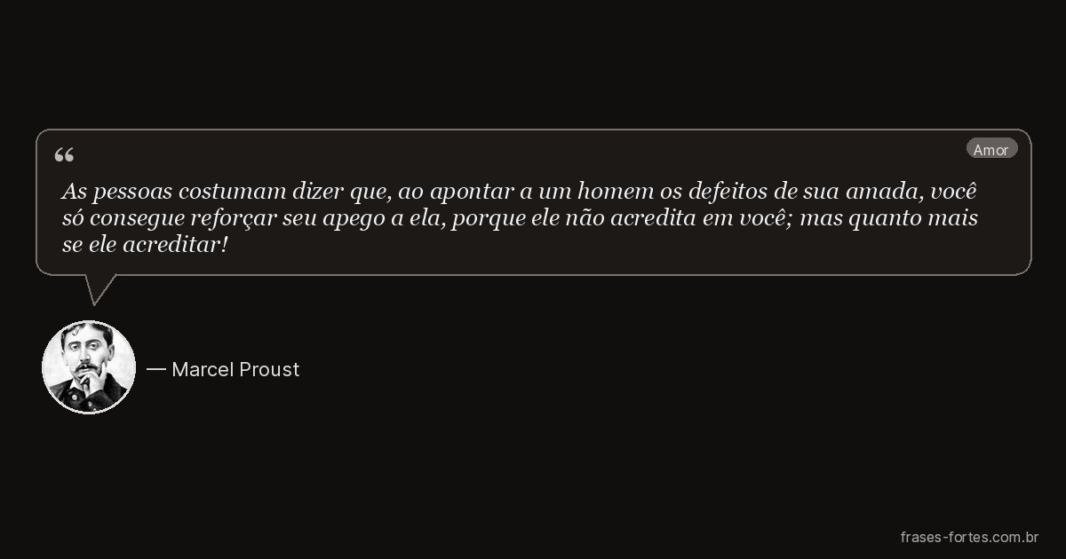 Frase de Marcel Proust