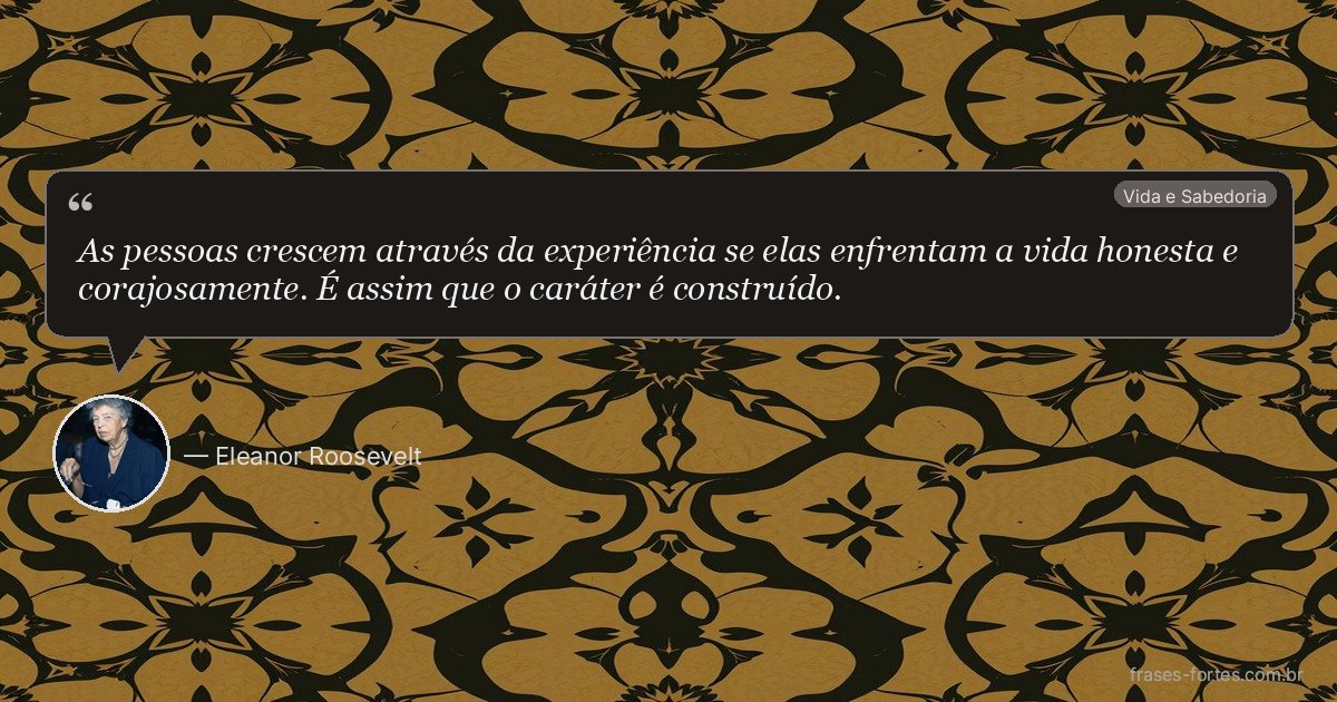 Frase de Eleanor Roosevelt