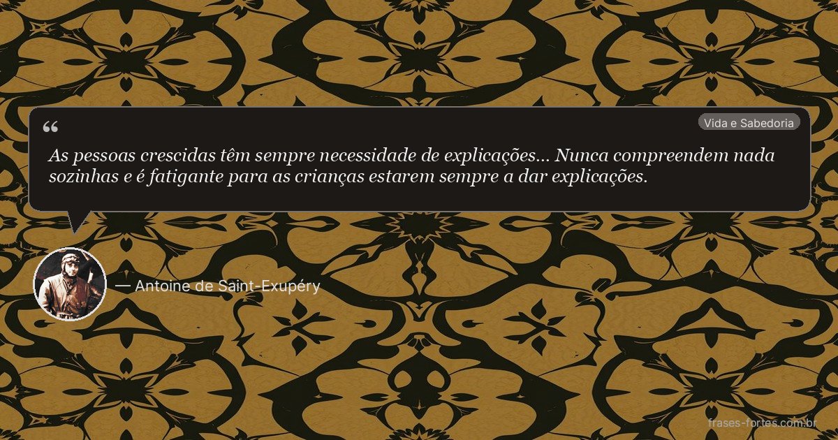 Frase de Antoine de Saint-Exupéry