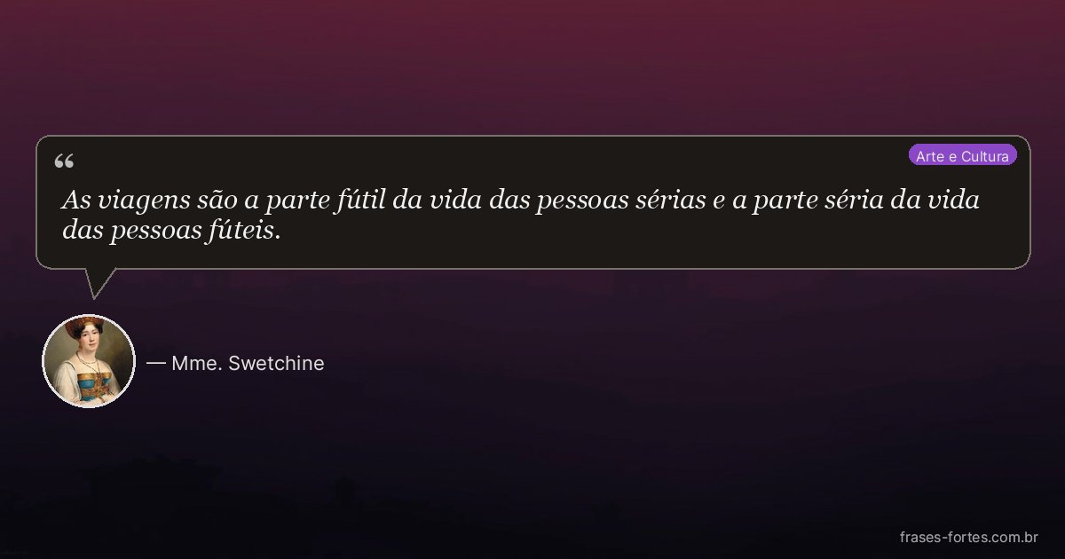 Frase de Mme. Swetchine