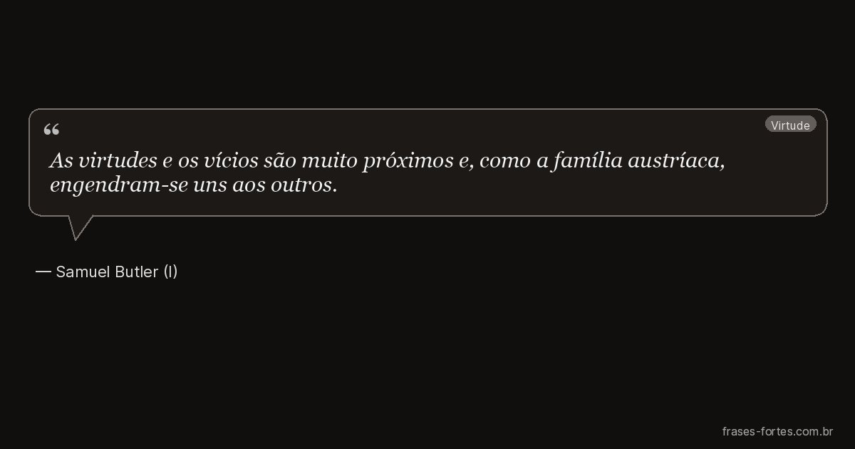 Frase de Samuel Butler (I)