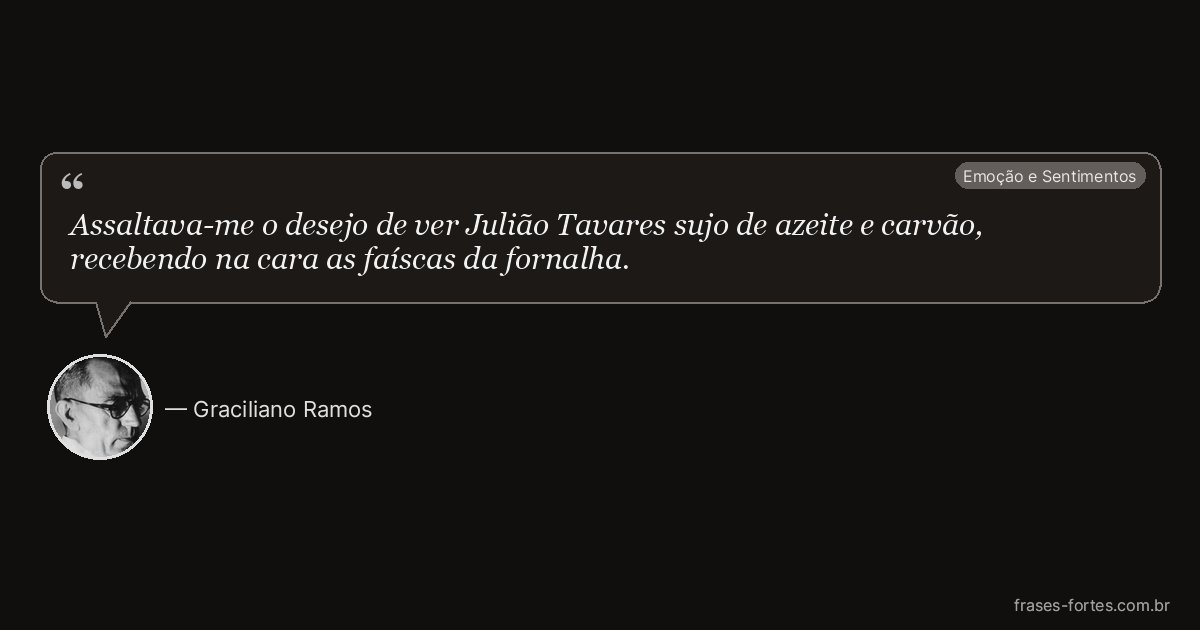 Frase de Graciliano Ramos