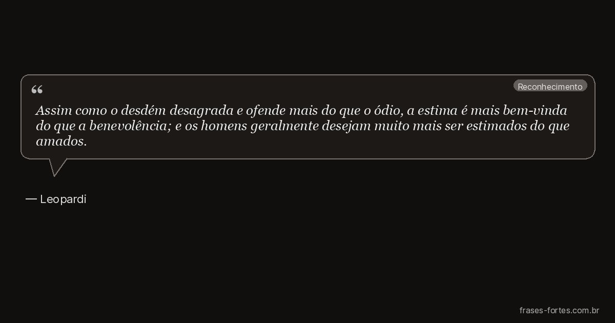 Frase de Leopardi