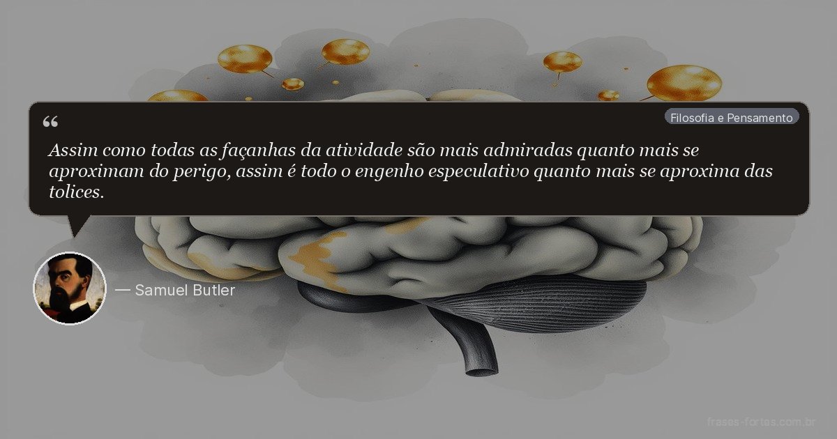 Frase de Samuel Butler