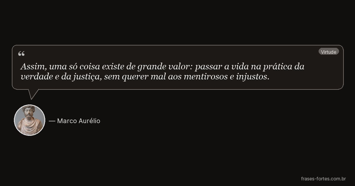 Frase de Marco Aurélio