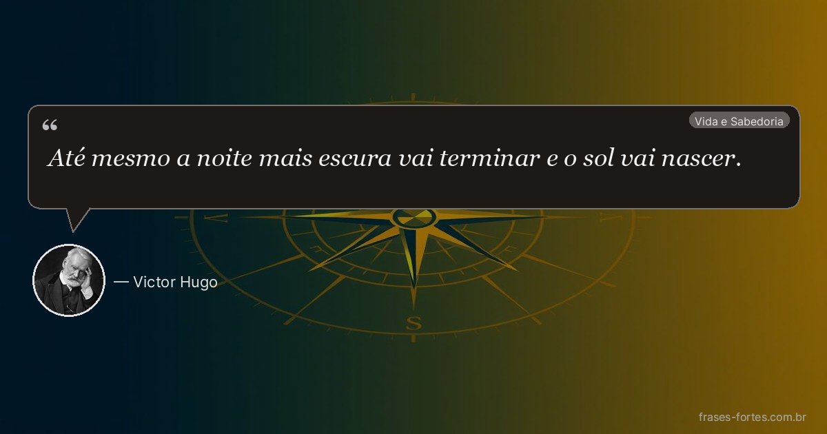 Frase de Victor Hugo