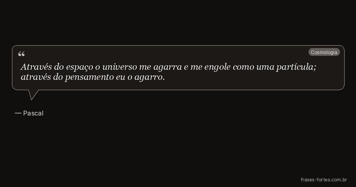 Frase de Pascal