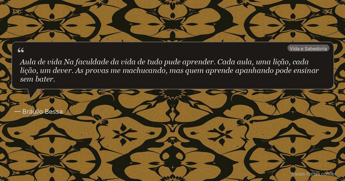 Frase de Bráulio Bessa