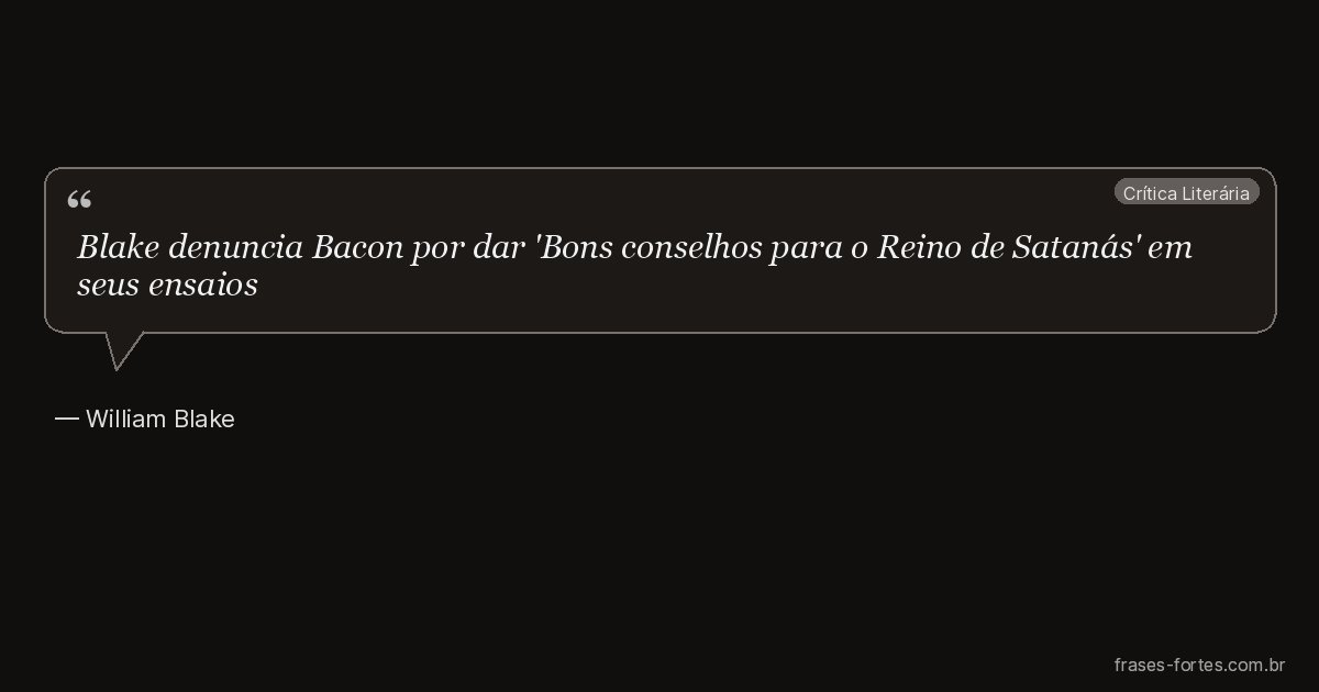 Frase de William Blake