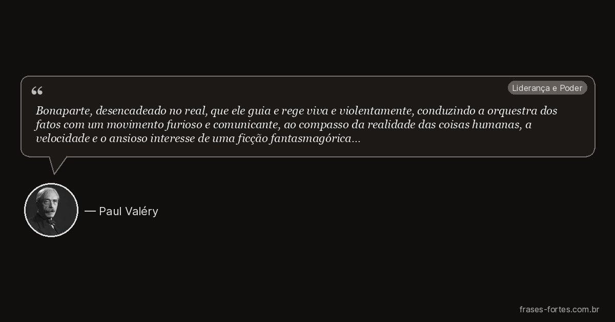 Frase de Paul Valéry