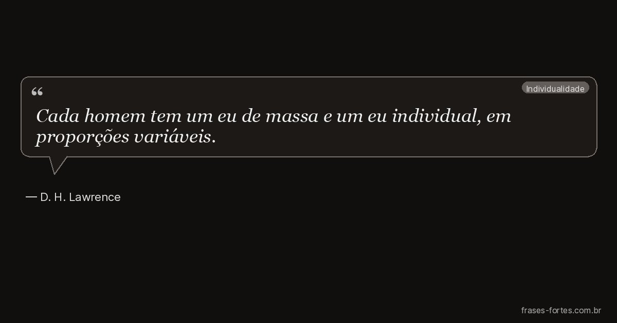 Frase de D. H. Lawrence