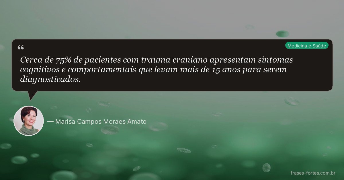 Frase de Marisa Campos Moraes Amato