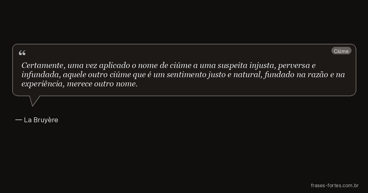 Frase de La Bruyère