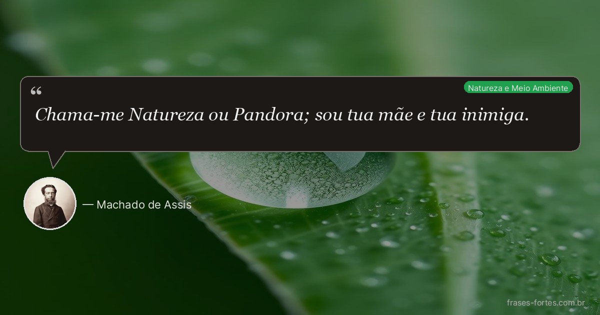 Frase de Machado de Assis